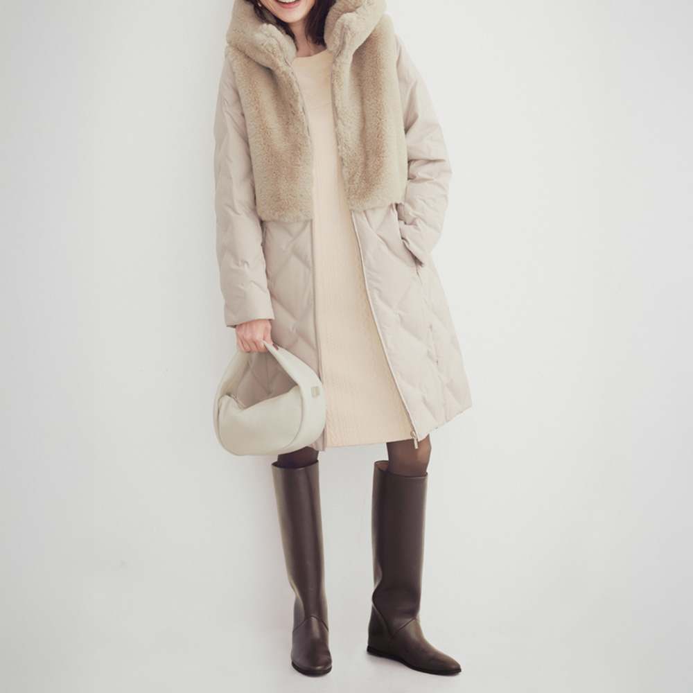 ATELIER BRUGGE/アトリエブルージュ インヒールロングブーツ 通販