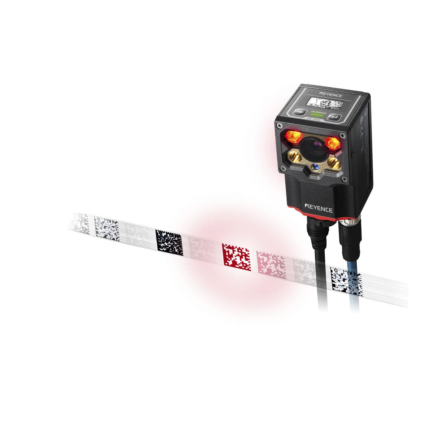 2Dコード リーダー - SR-1000 series - Keyence - 1D / オートフォーカス