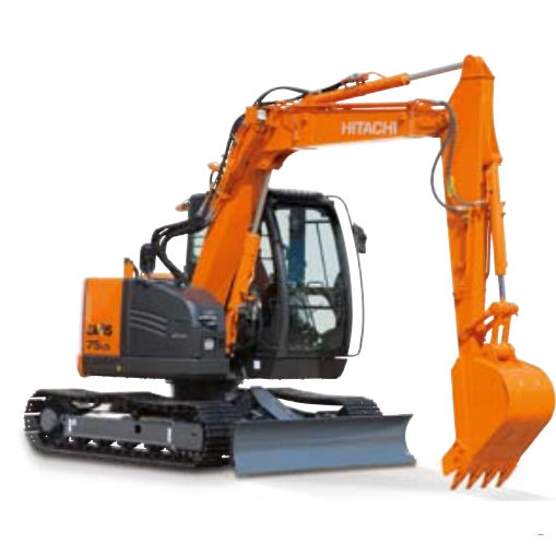 Medium excavator - ZX75US-5A - HITACHI Construction Machinery