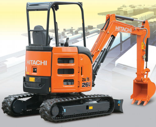 Mini-excavator - ZX26U-5A - HITACHI Construction Machinery