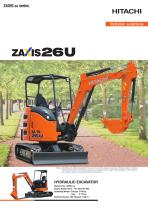 ZX26U-5A - HITACHI Construction Machinery - PDF Catalogs