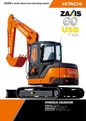ZX60USB - HITACHI Construction Machinery - PDF Catalogs