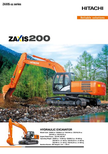 ZX130-3 - Hitachi Construction Machinery Europe - PDF Catalogs
