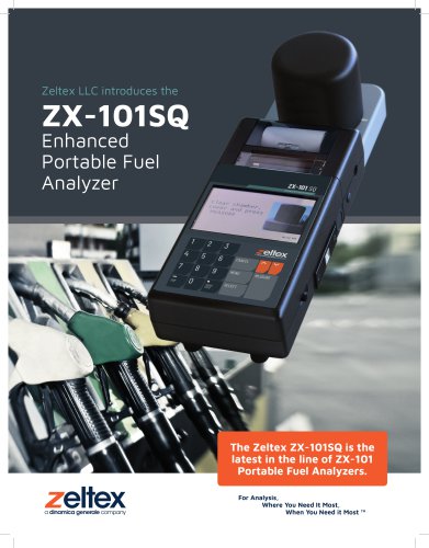 ZX-101SQ Portable Octane/Cetane Analyzer - Zeltex LLC - PDF