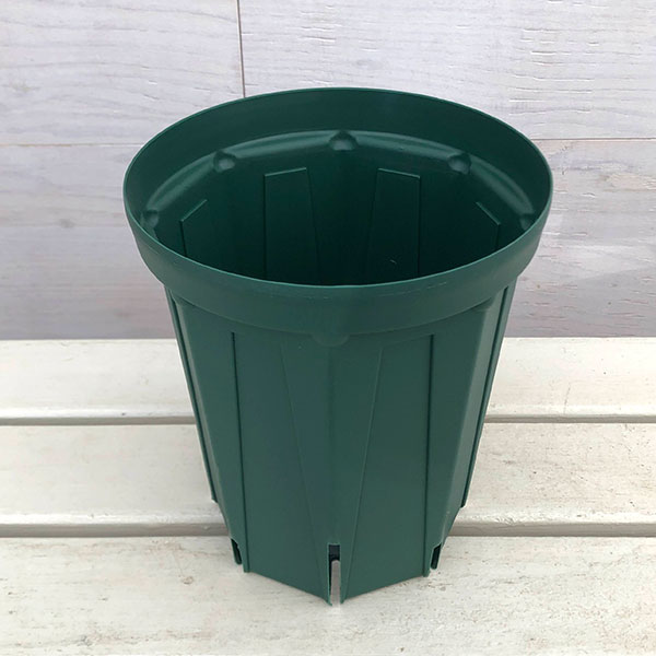 園芸ネット本店｜スリット鉢6号ロングタイプCSM-180L（モスグリーン