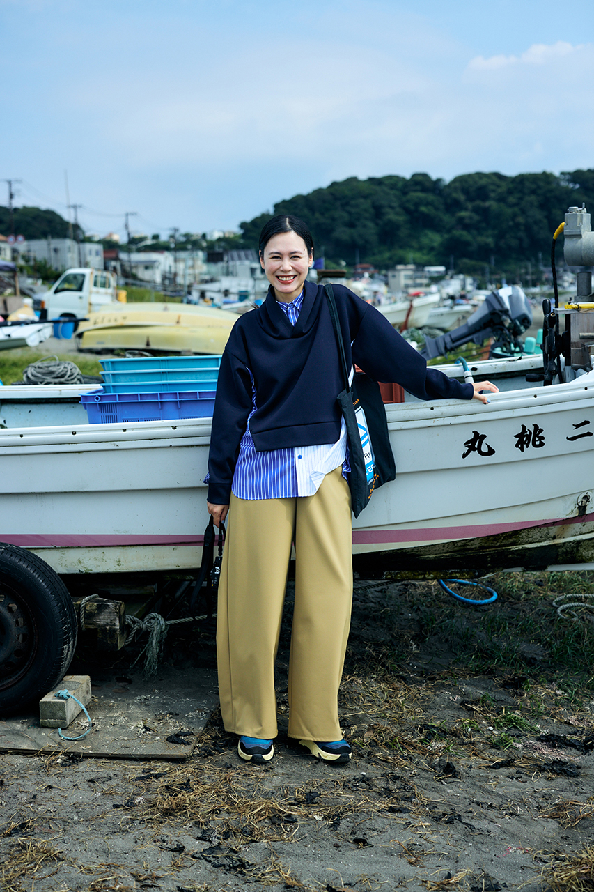 nagonstans/ナゴンスタンス｜秋口に活躍する新作Vネックカーディガン