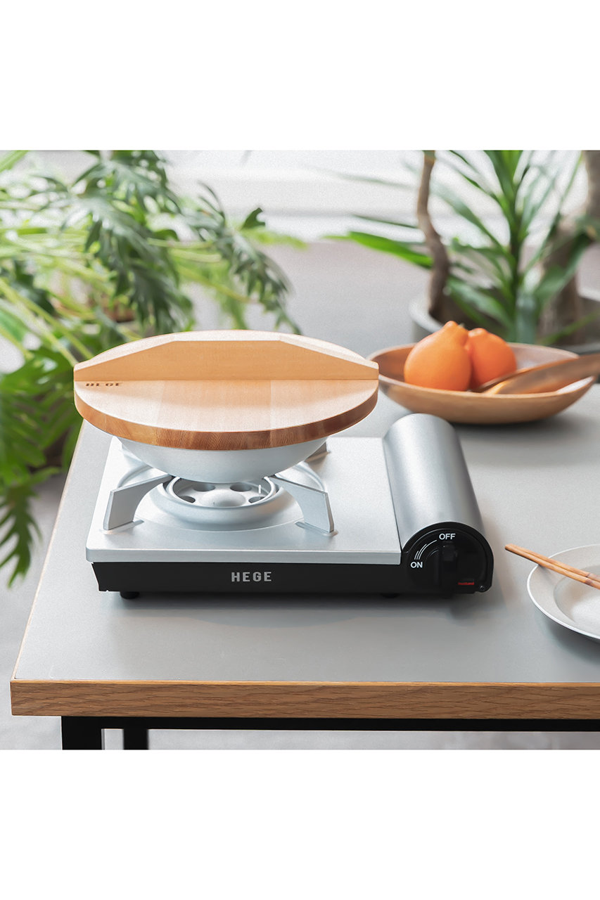 HEGE(ヘゲ)｜Φ250直火鍋（木蓋付き）セット＋＜costomaized by HEGE