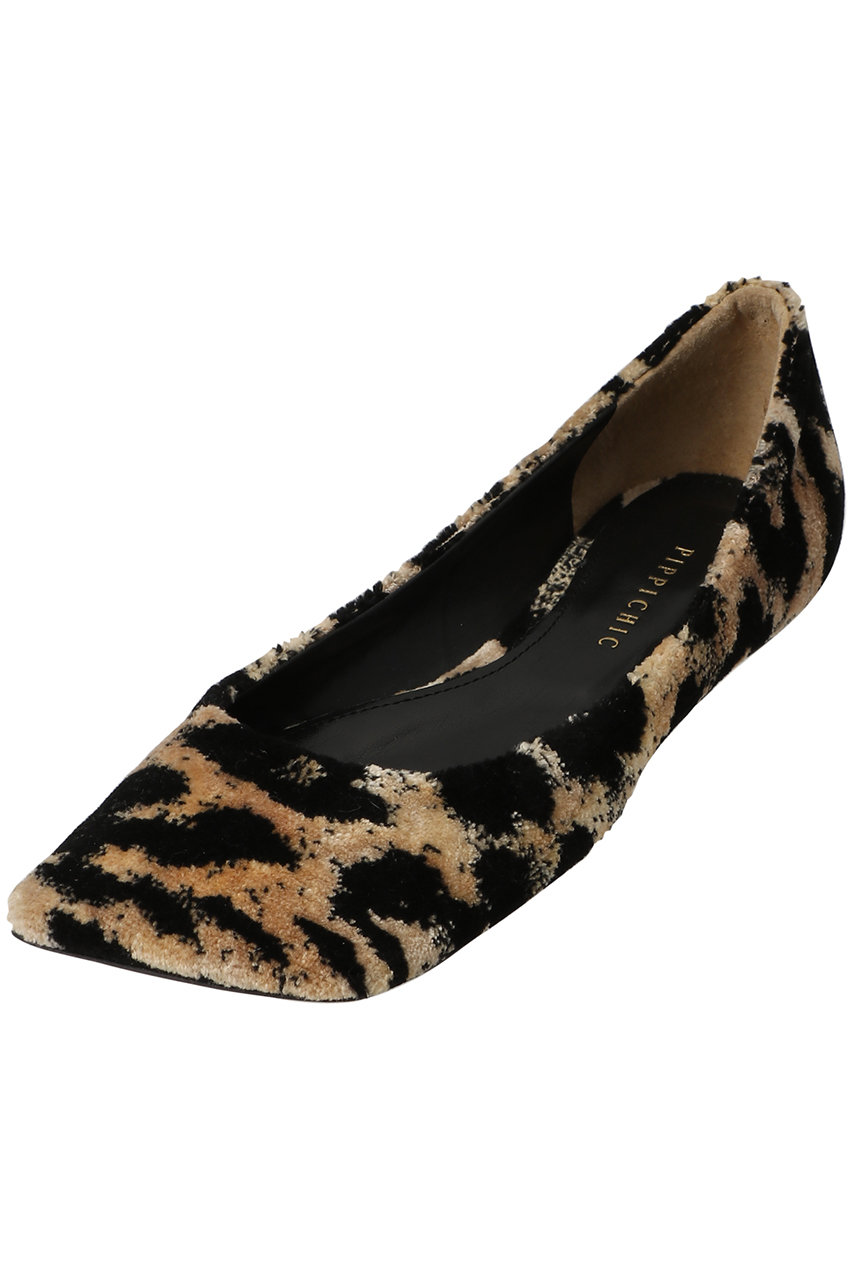 PIPPICHIC(ピッピシック)｜LINDA FLAT ベロアフラットシューズ