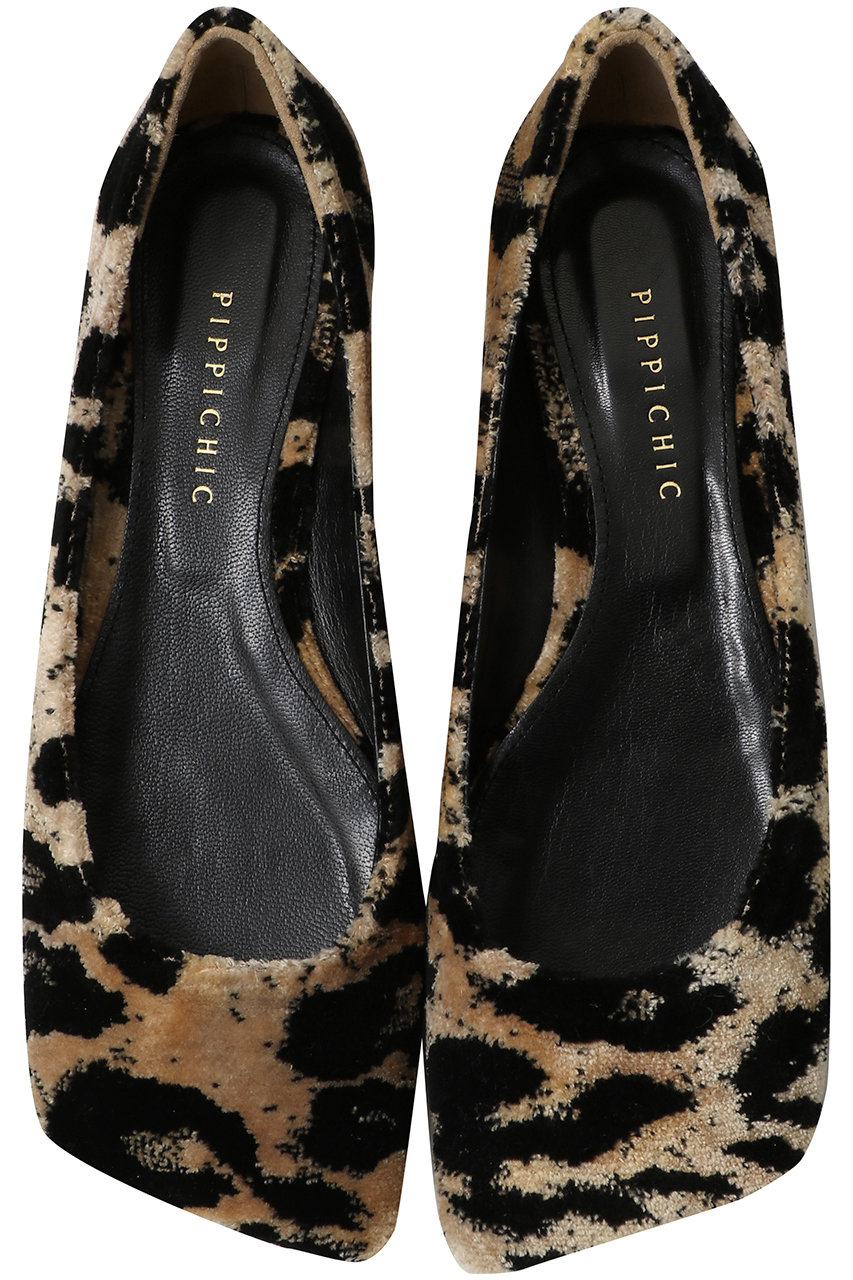 PIPPICHIC(ピッピシック)｜LINDA FLAT ベロアフラットシューズ