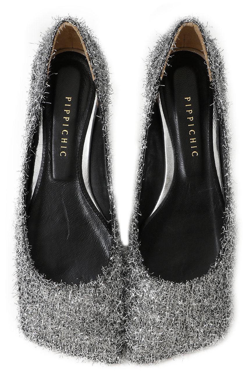 PIPPICHIC(ピッピシック)｜LINDA FLAT ラメフリンジフラットシューズ