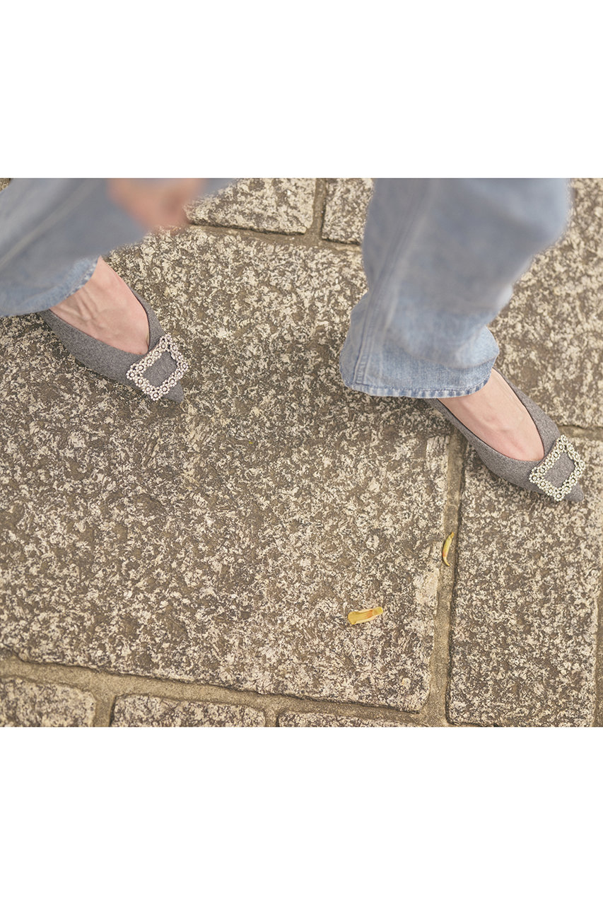 PIPPICHIC(ピッピシック)｜ANNA V JEWELRY フランネルフラットシューズ