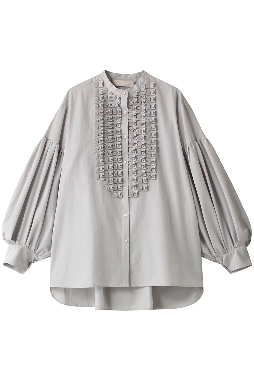 MARILYN MOON(マリリンムーン)｜モダンタックフリルワッシャーブラウス