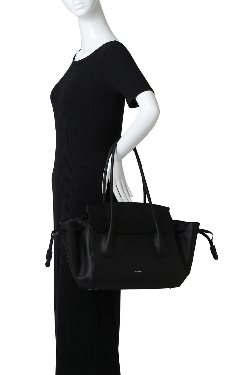 JIL SANDER(ジル サンダー)｜VOYAGE ハンドバッグ SM/ブラック の通販