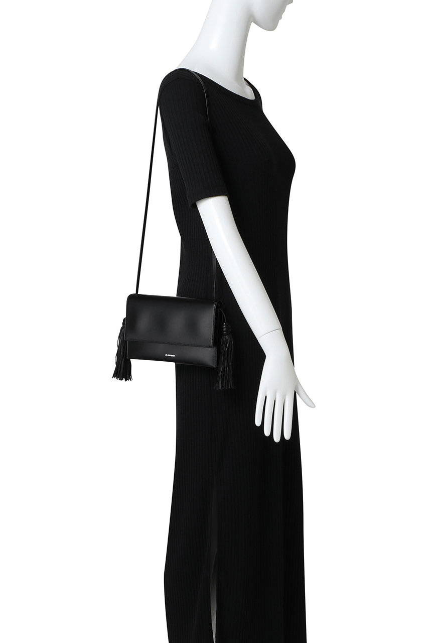 JIL SANDER(ジル サンダー)｜TASSEL クロスボディバッグ/ブラック の