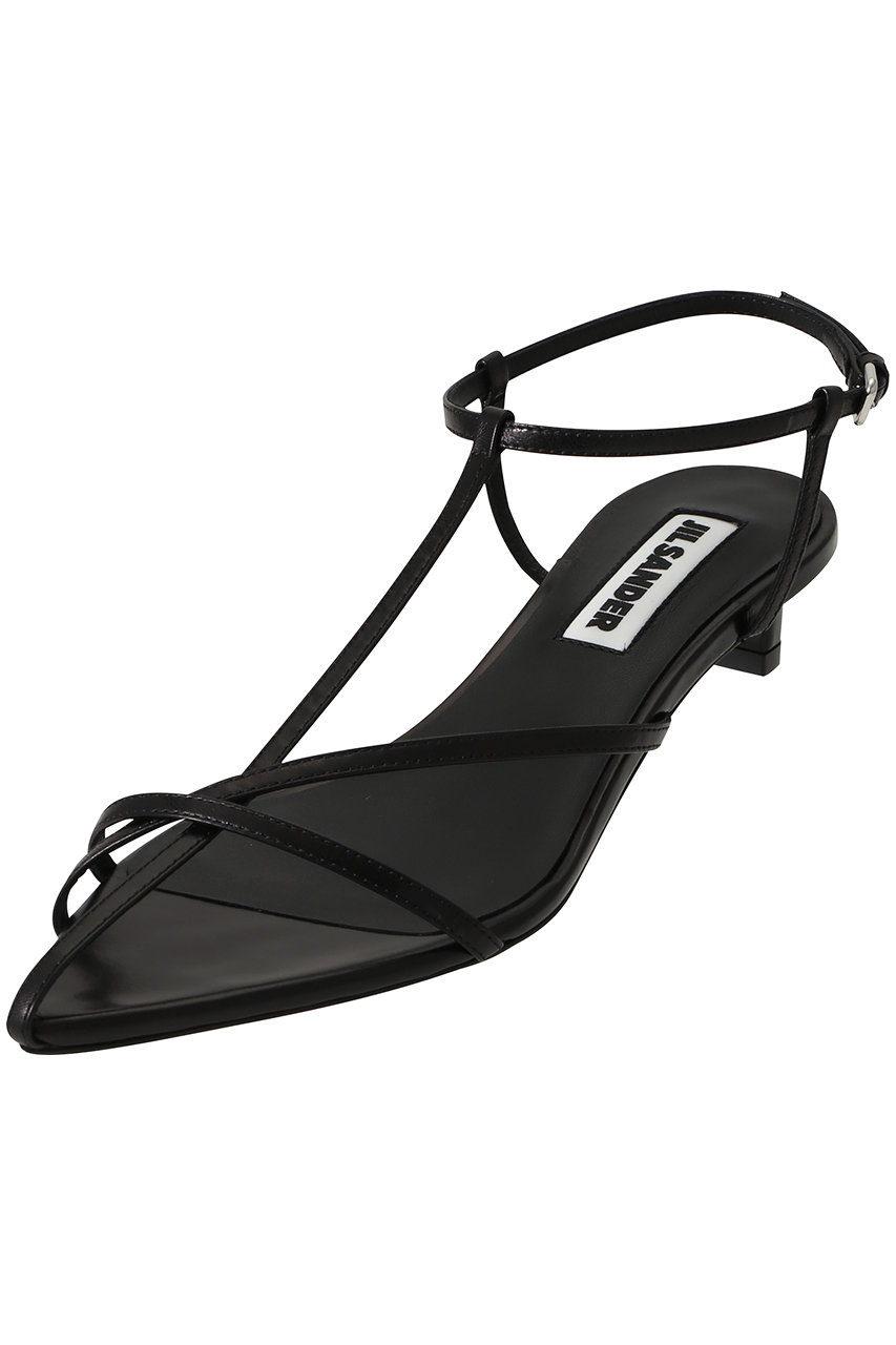 JIL SANDER(ジル サンダー)｜ハイサンダル/ブラック の通販｜ELLESHOP