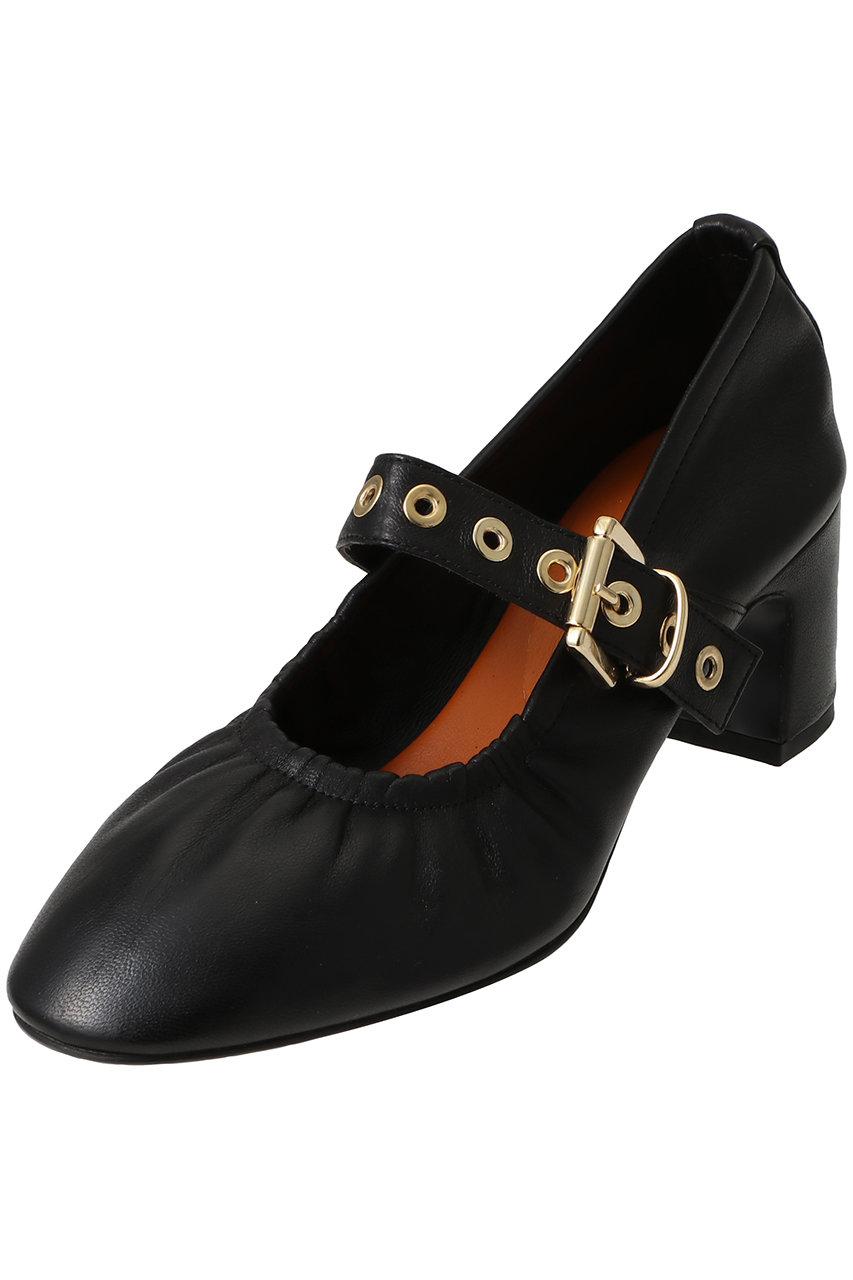 FABIO RUSCONI(ファビオ ルスコーニ)｜ハトメベルト付きギャザー