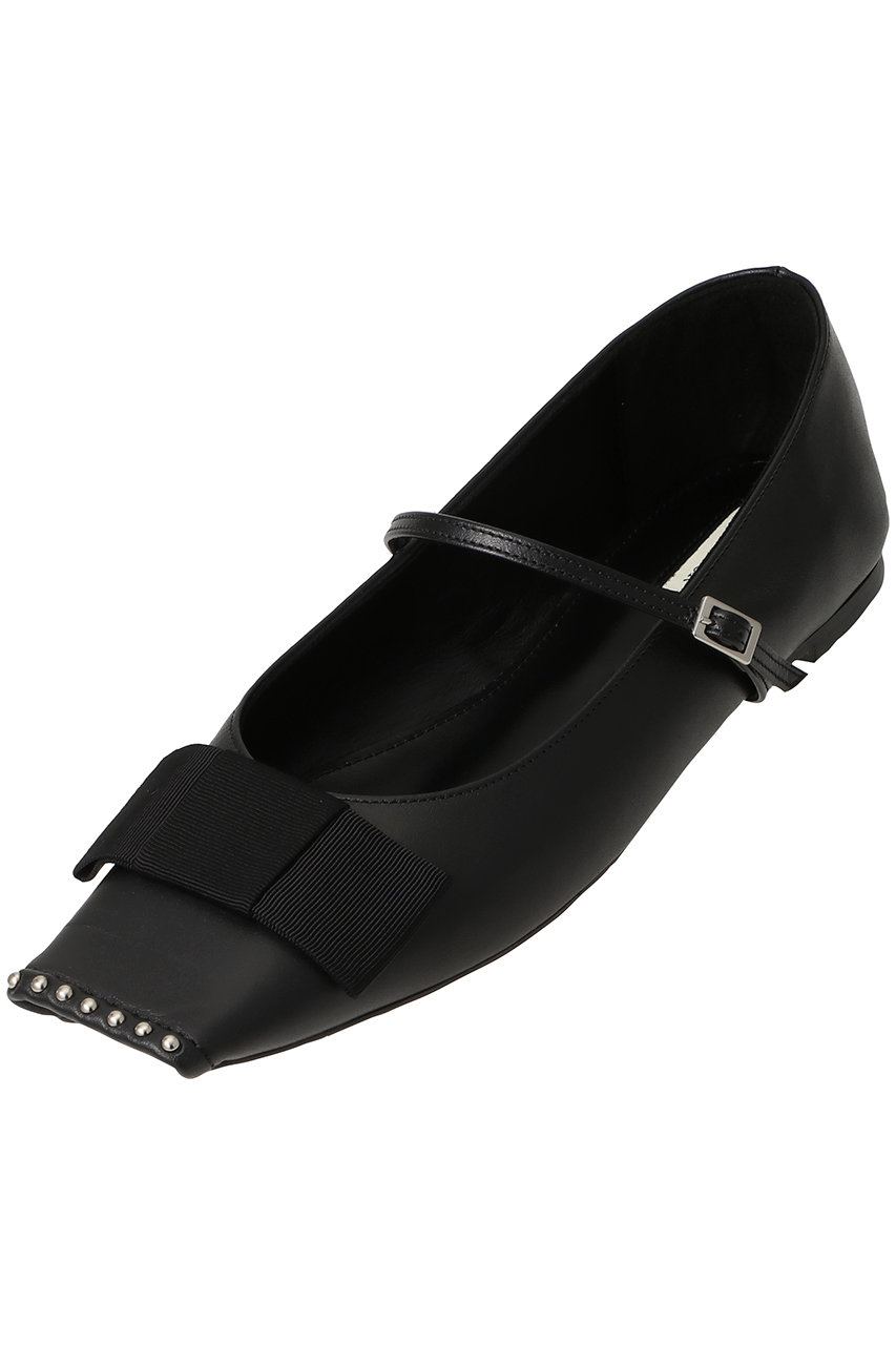 CHEMBUR(チェンバー)｜スクエアトゥスタッズリボンメリージェーン