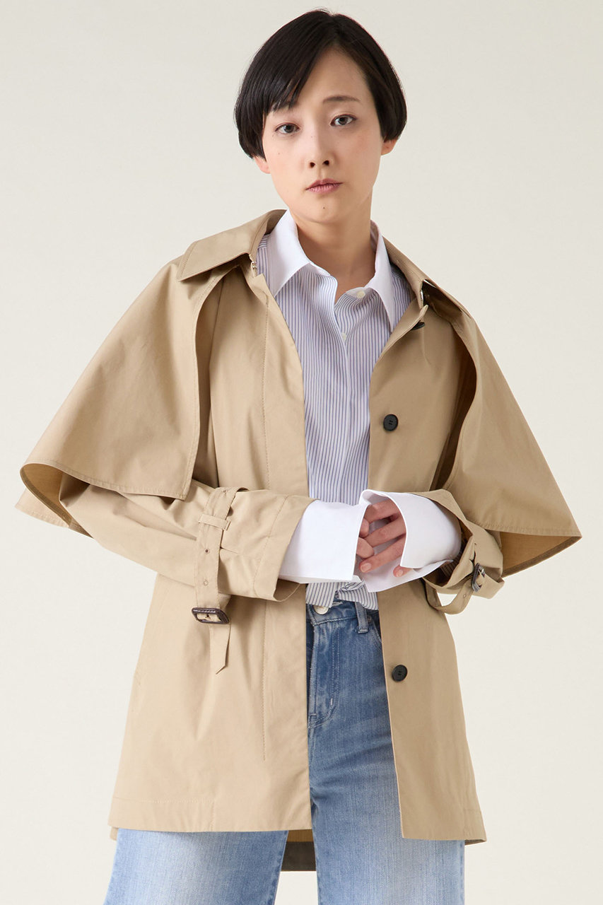 martinique(マルティニーク)｜ケープコート/ベージュ の通販｜ELLESHOP