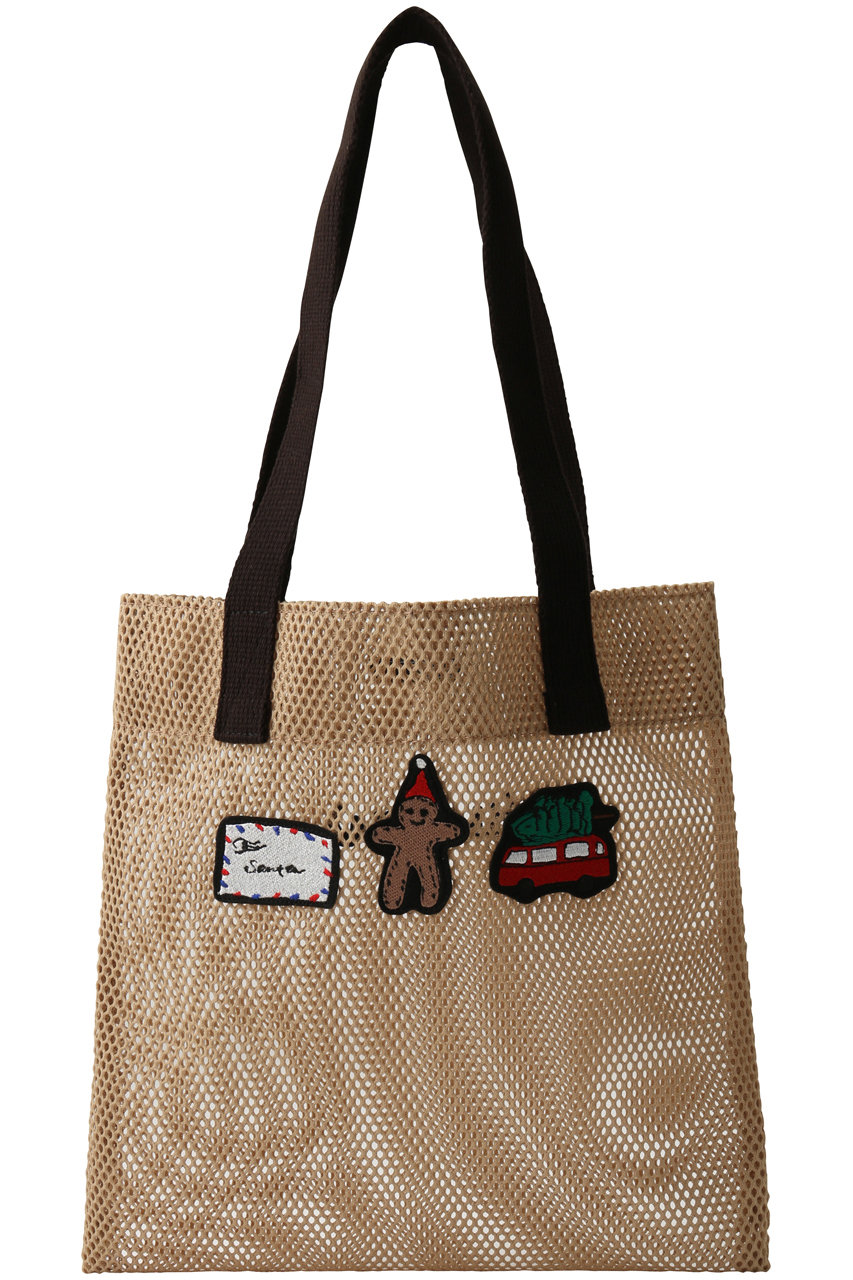LUDLOW(ラドロー)｜Mesh tote mini/ベージュ の通販｜ELLESHOP・(エル