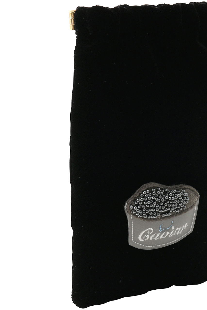 LUDLOW(ラドロー)｜Flex frame pouch L(Caviar)/ブラック の通販