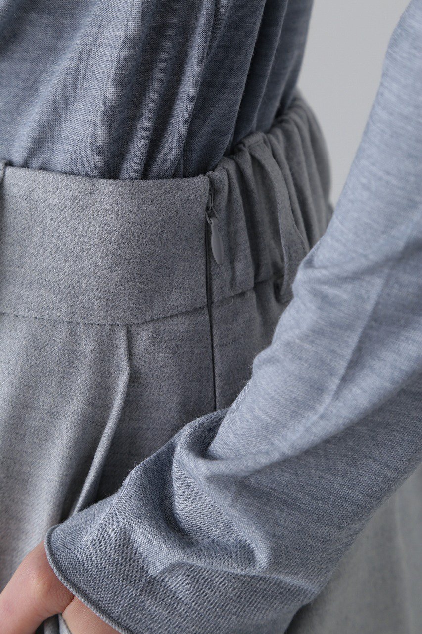 ADORE(アドーア)｜ウールサキソニーパンツ/グレー の通販｜ELLESHOP