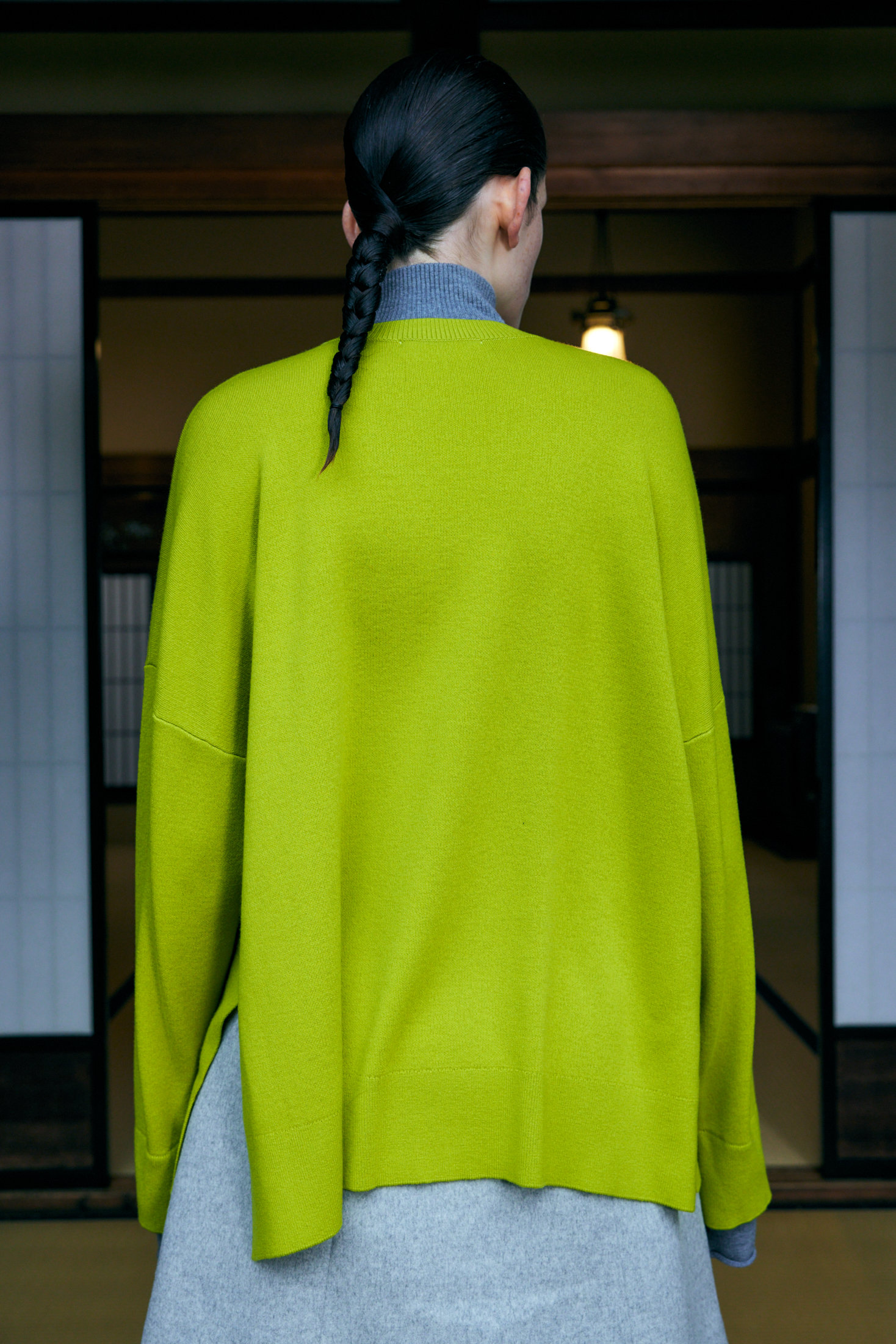 ENFOLD(エンフォルド)｜レイヤードN/C BOX P.O/プルオーバー/ライト