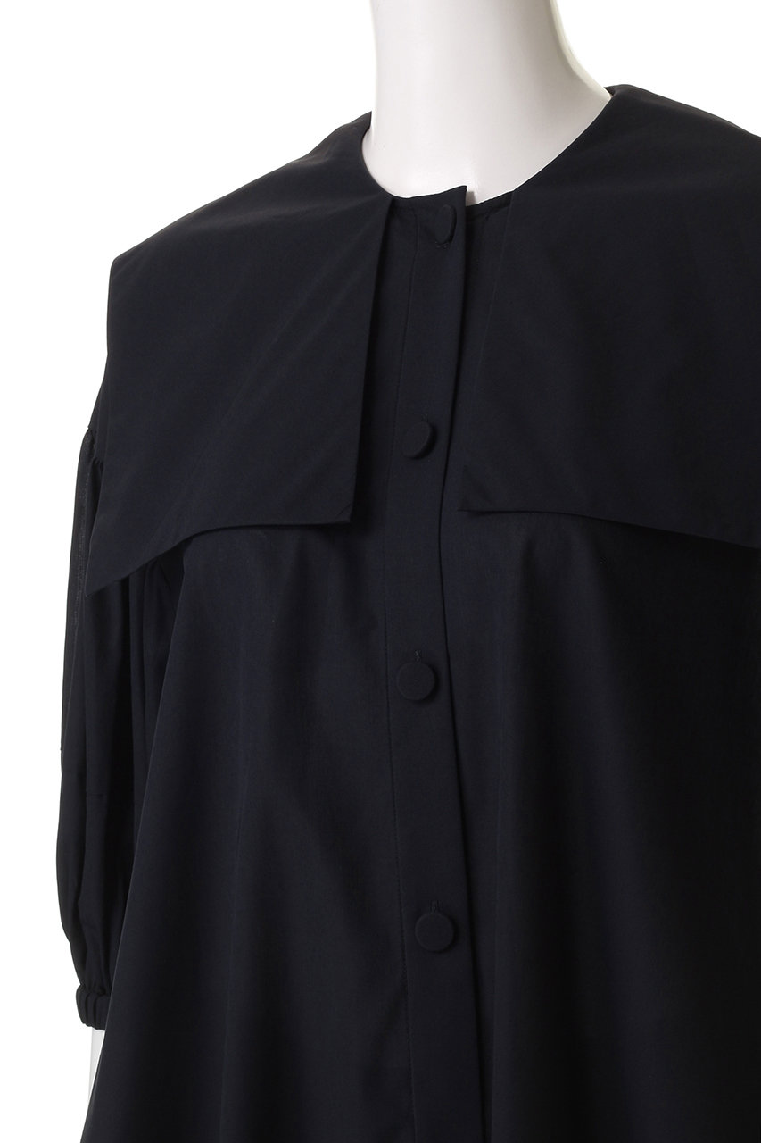 ENFOLD(エンフォルド)｜SAILOR-COLOR BLOUSE/ブラウス/ブラック の通販