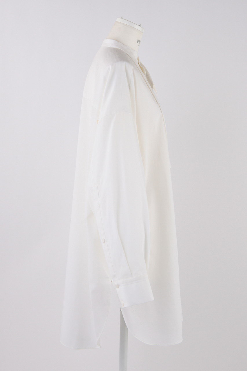 ENFOLD(エンフォルド)｜SUMMER LOOSE SHIRT/シャツ/ホワイト の通販