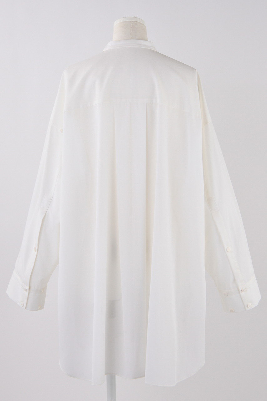 ENFOLD(エンフォルド)｜SUMMER LOOSE SHIRT/シャツ/ホワイト の通販