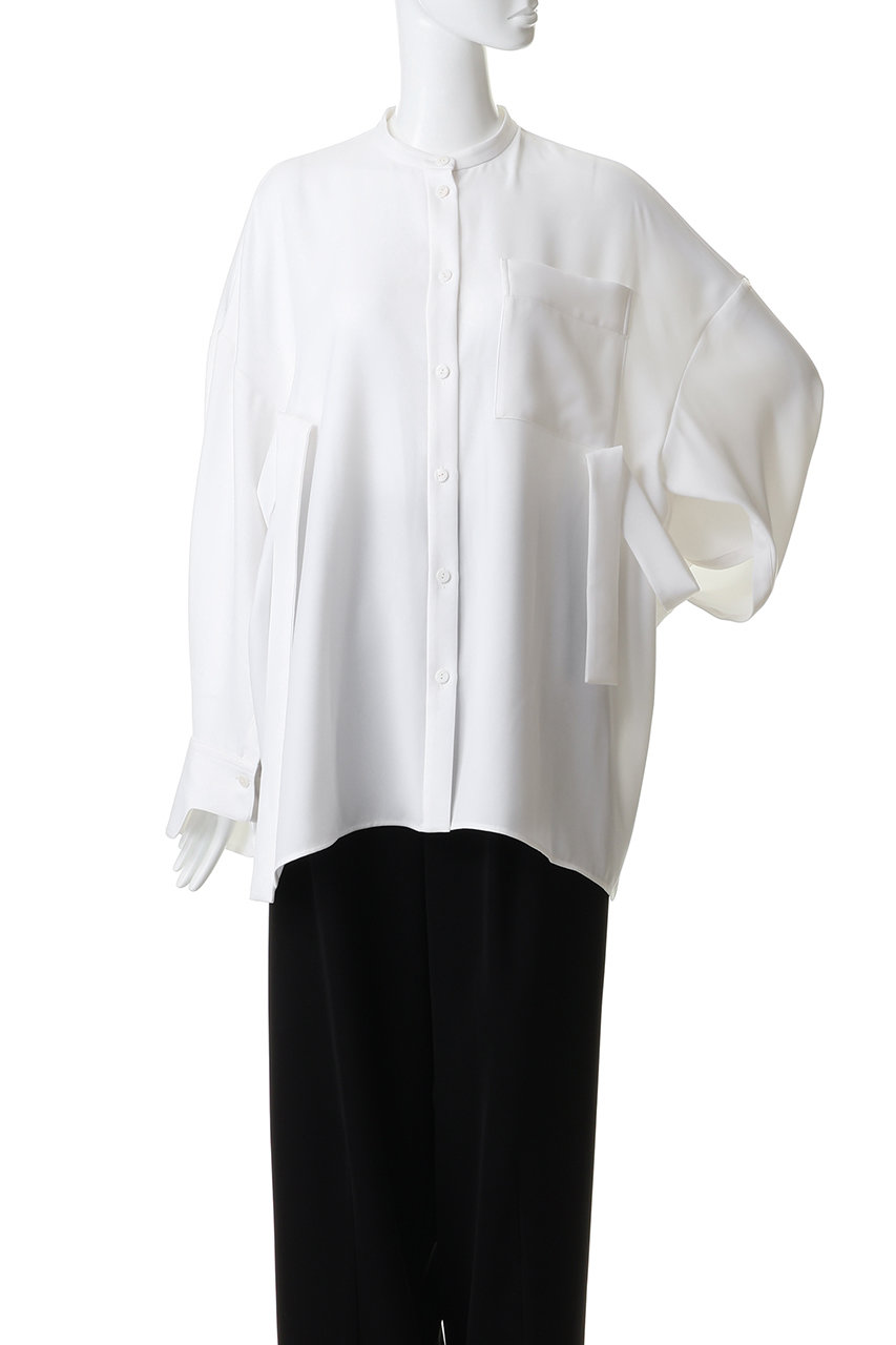 ENFOLD(エンフォルド)｜MANY-STYLE OVER SHIRT/ホワイト の通販