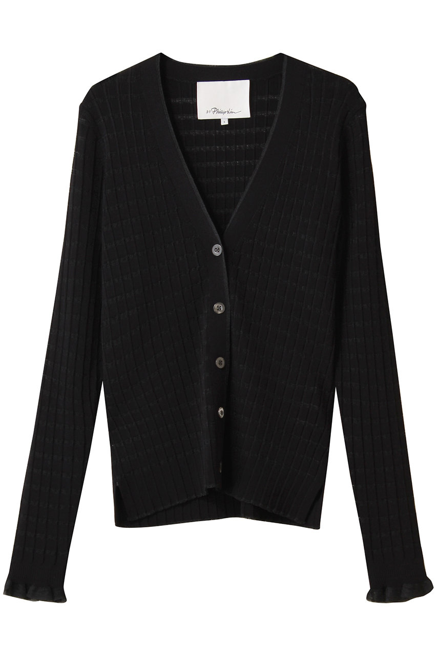 フィリップリム 3.1 phillip lim カーディガン ニット 紫 ☆フィリップ