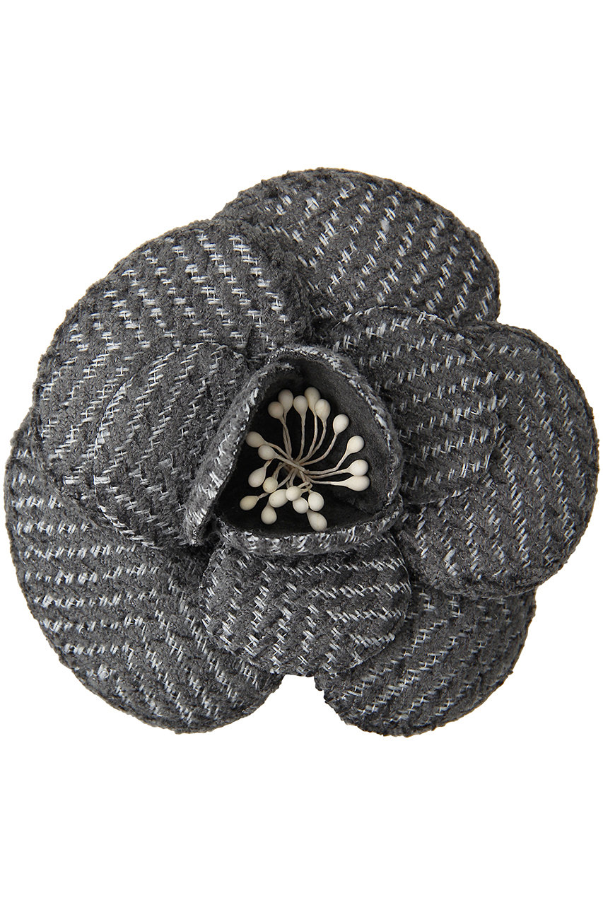 mina perhonen(ミナ ペルホネン)｜trip flower ブローチ/ブルーグレー