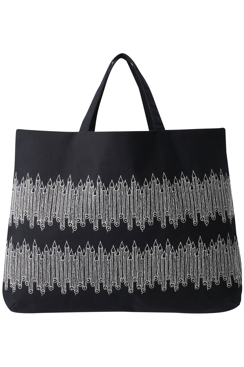 あおりポケットの巾着バッグ＊ミナペルホネン lulu あおりポケットの