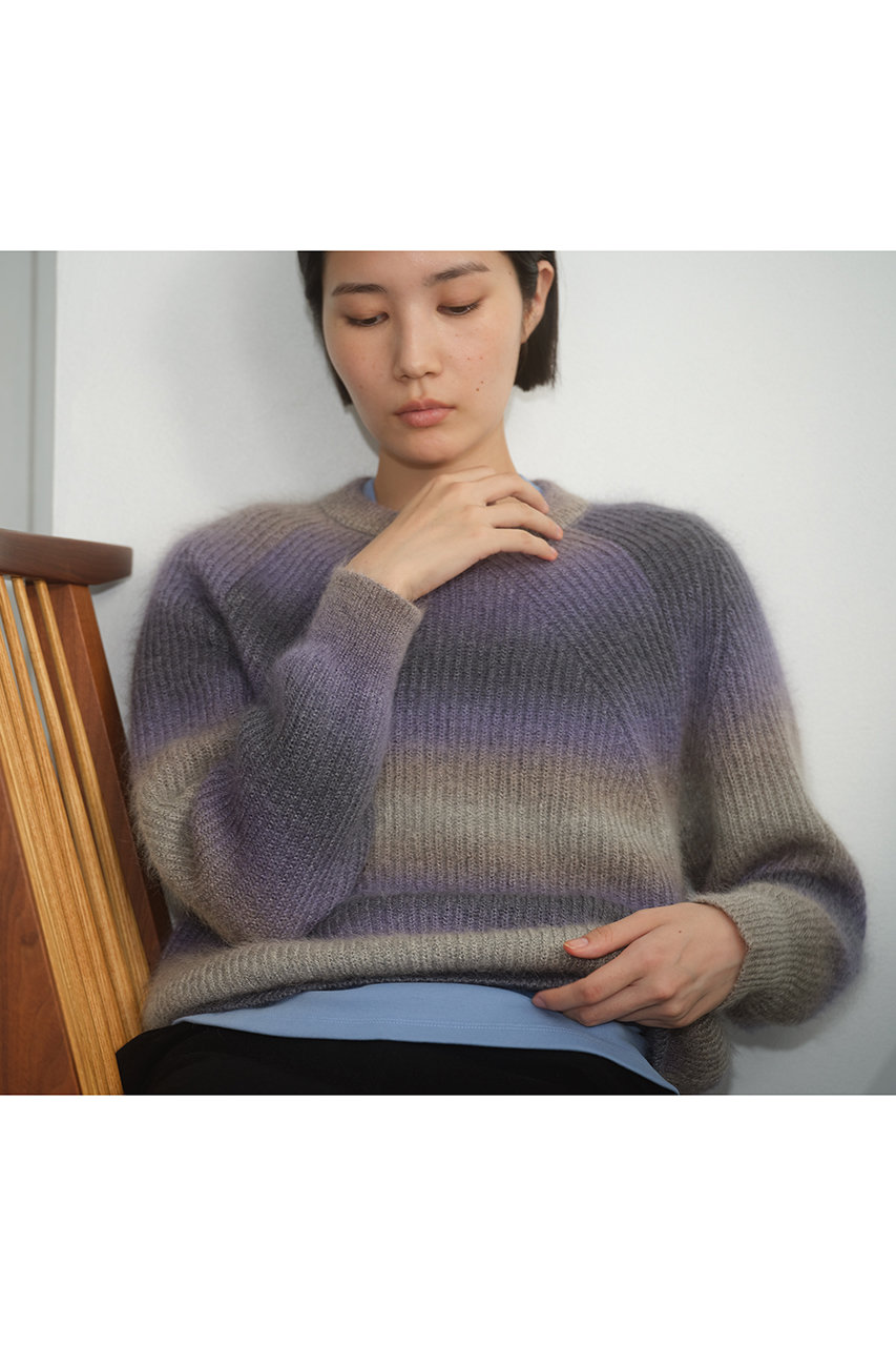 BATONER(バトナー)｜モヘア カスリ ダイ シグネチャー クルーネック