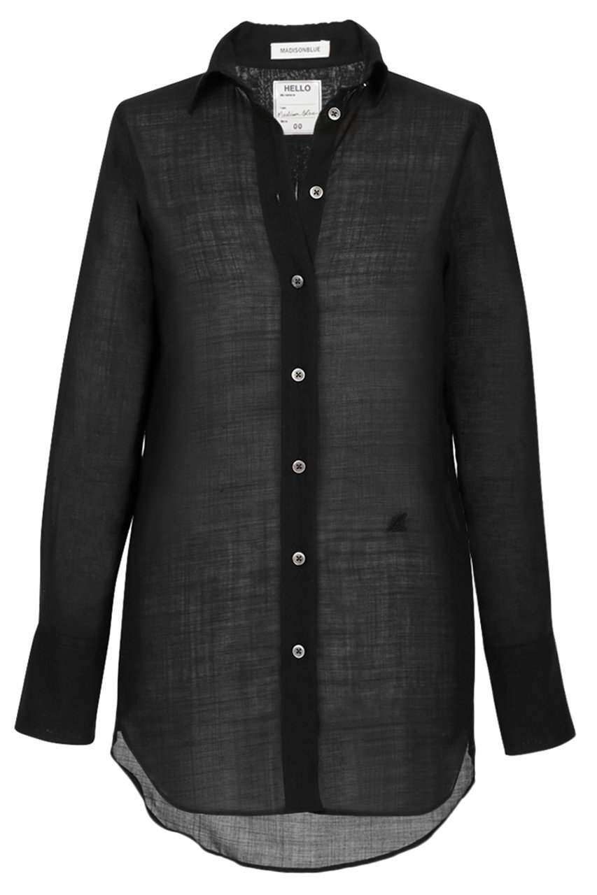 MADISONBLUE(マディソンブルー)｜MADAME LONG SHIRT W/VOILE MADAME