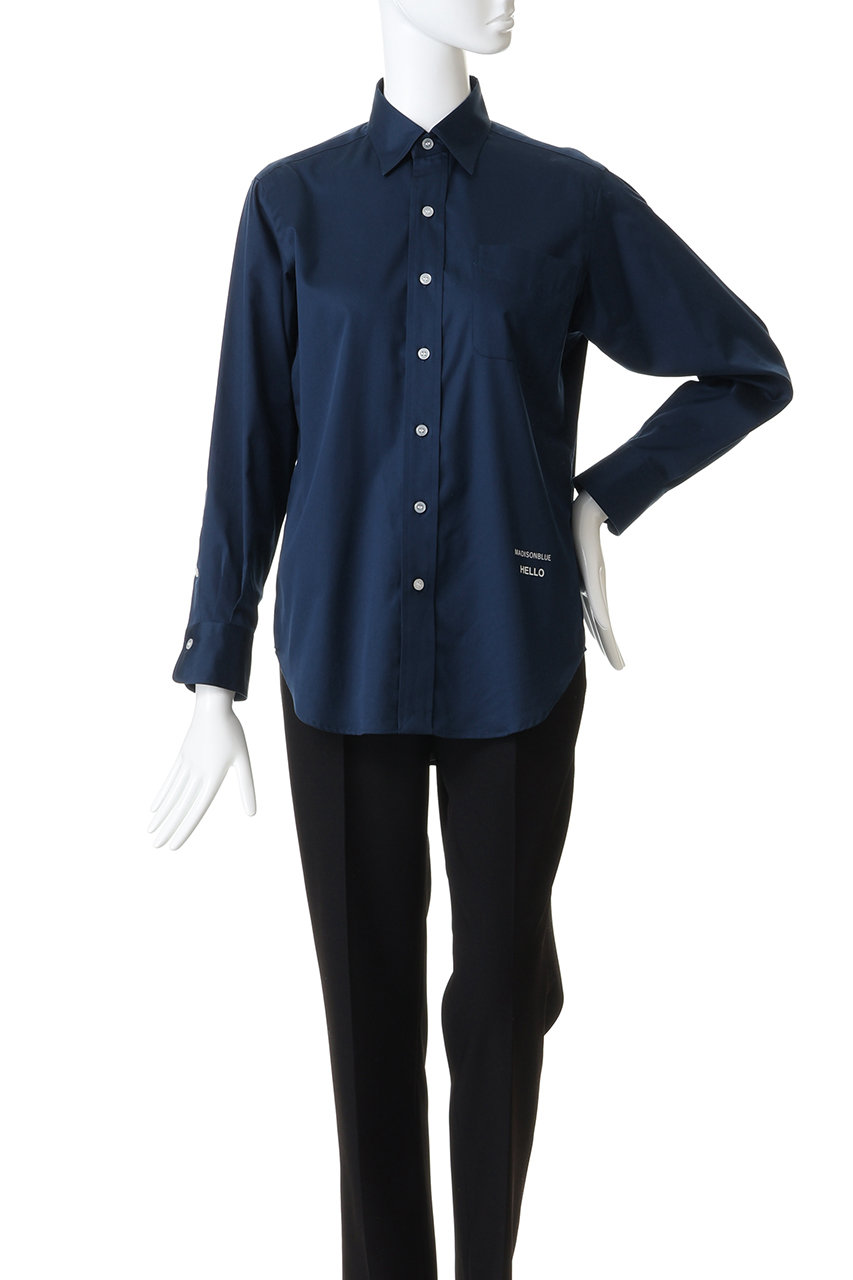 MADISONBLUE(マディソンブルー)｜TRANE L/S SHIRT SATIN サテンロング