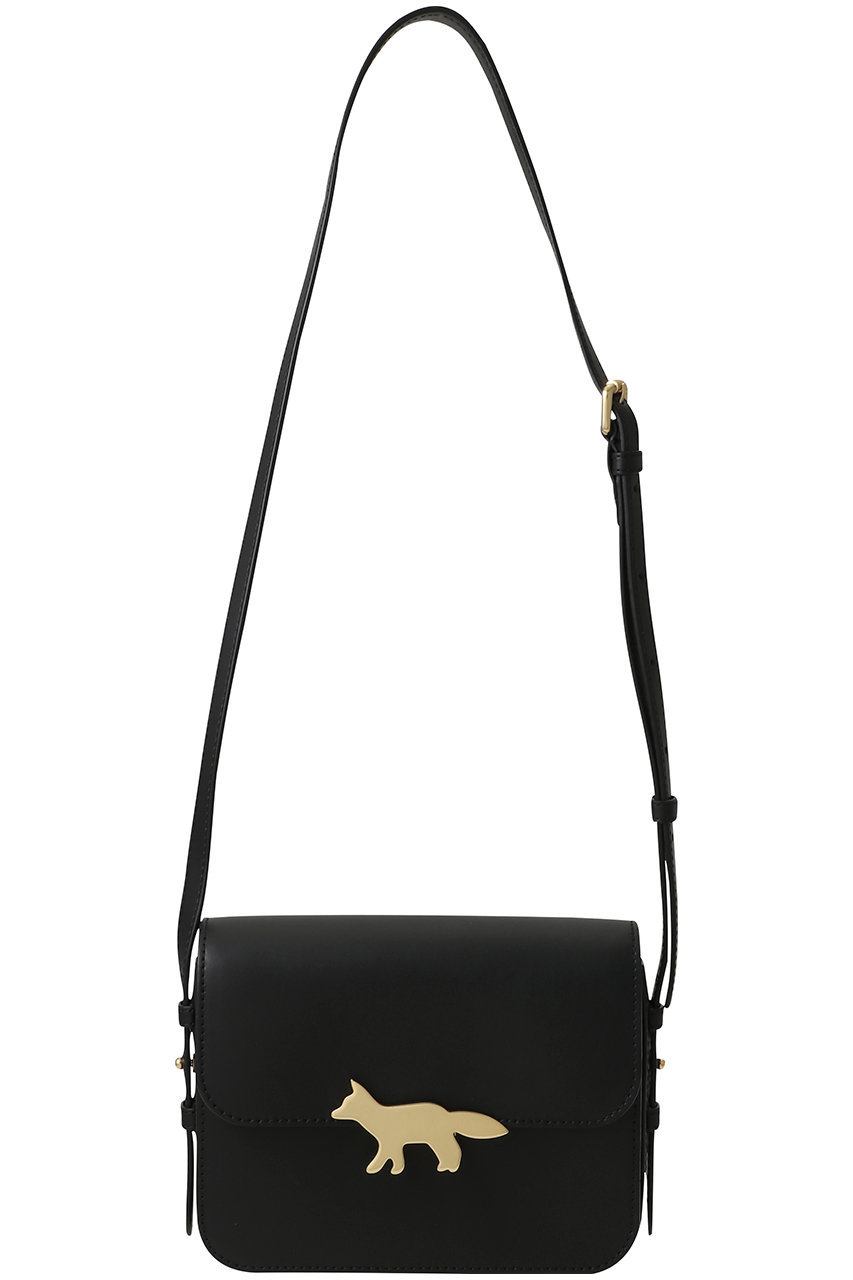 MAISON KITSUNE(メゾン キツネ)｜EDIE ショルダーバッグ/ブラック の