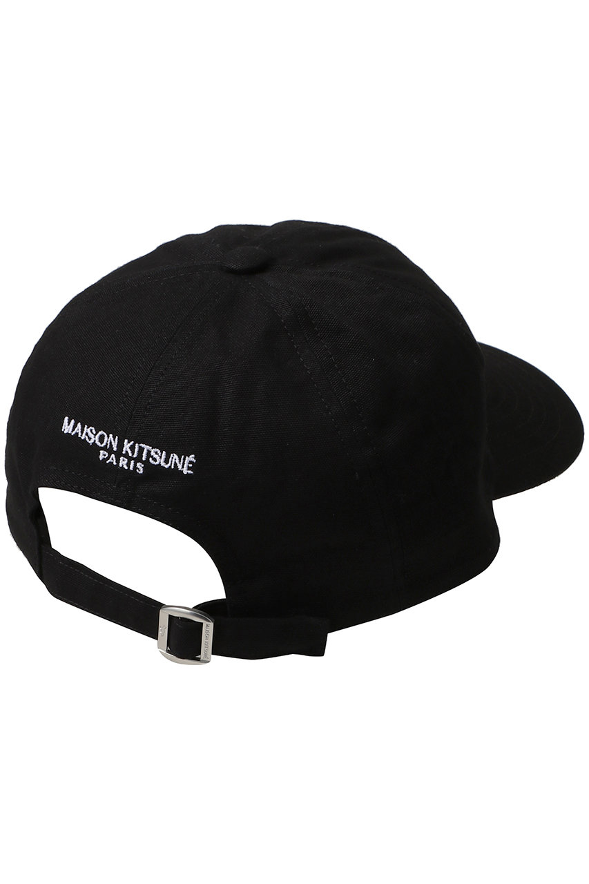 MAISON KITSUNE(メゾン キツネ)｜DRESSED FOX キャップ/ブラック の