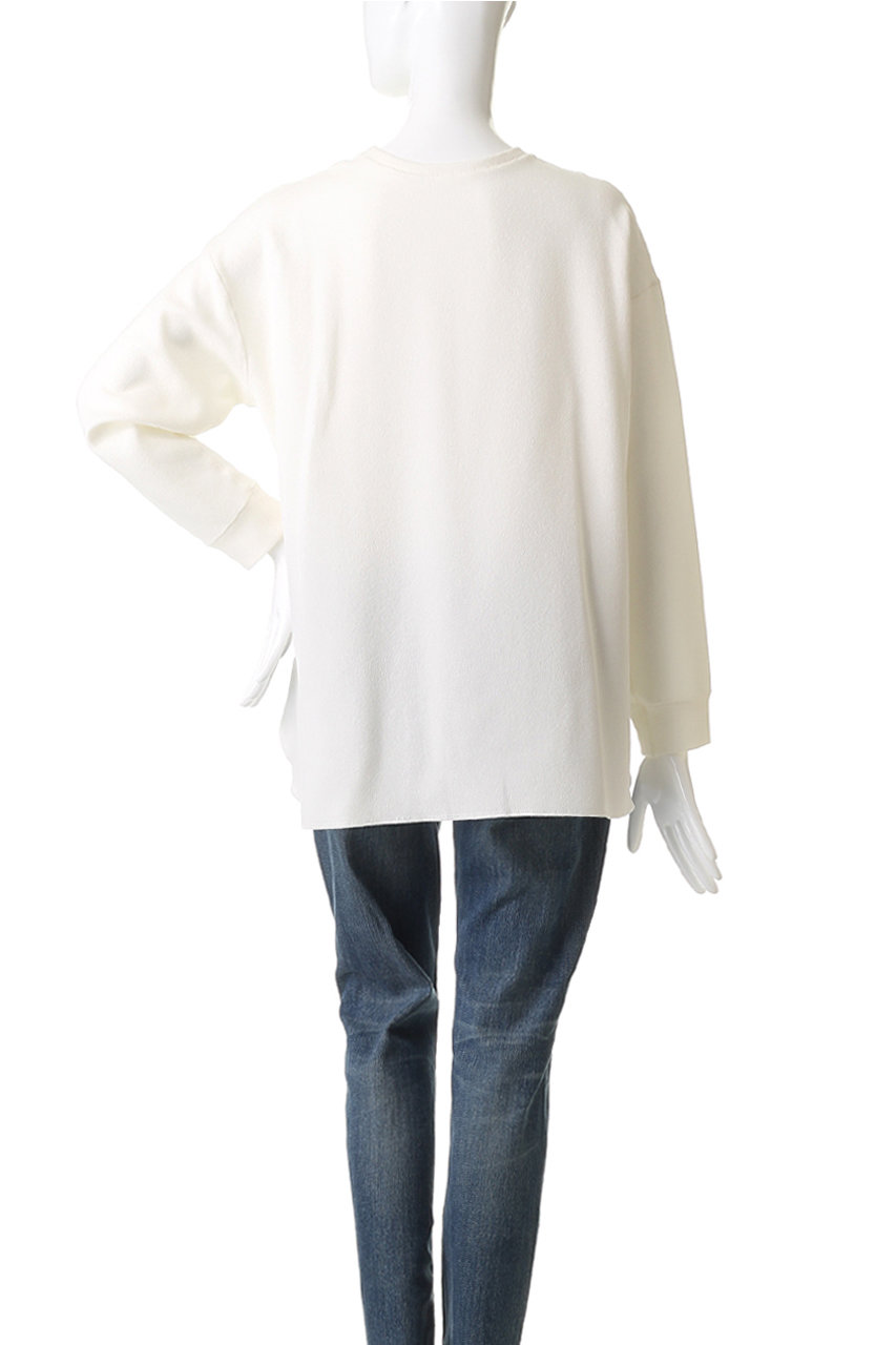 Whim Gazette(ウィム ガゼット)｜Vガゼットプルオーバー/オフホワイト