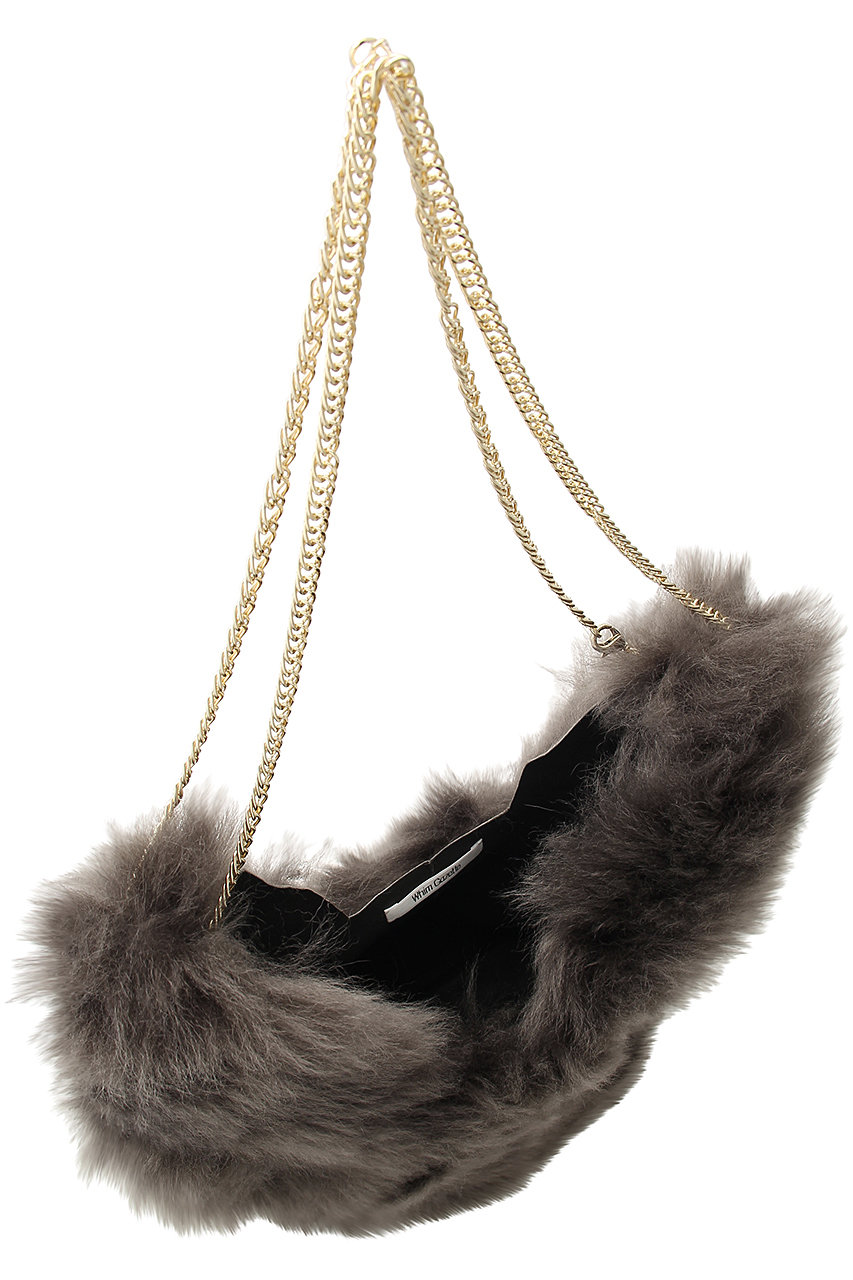 Whim Gazette(ウィム ガゼット)｜ムートンバッグ/ベージュ の通販