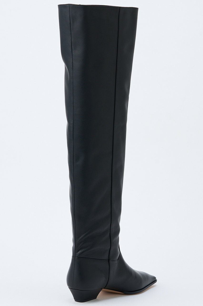 Whim Gazette(ウィム ガゼット)｜【Hoaw.】ニーハイブーツ/ブラック の