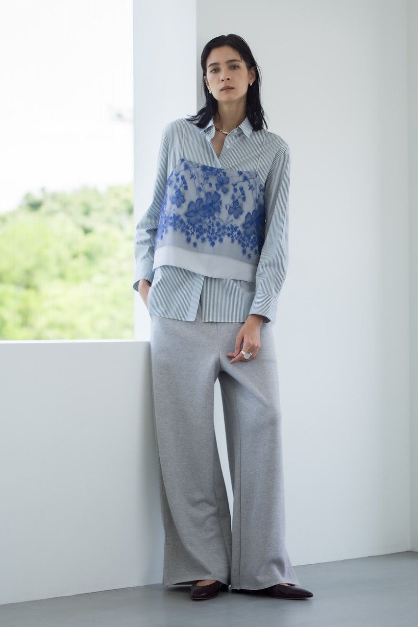 ebure(エブール)｜ブルーフラワーレース キャミソール/ブルー の通販