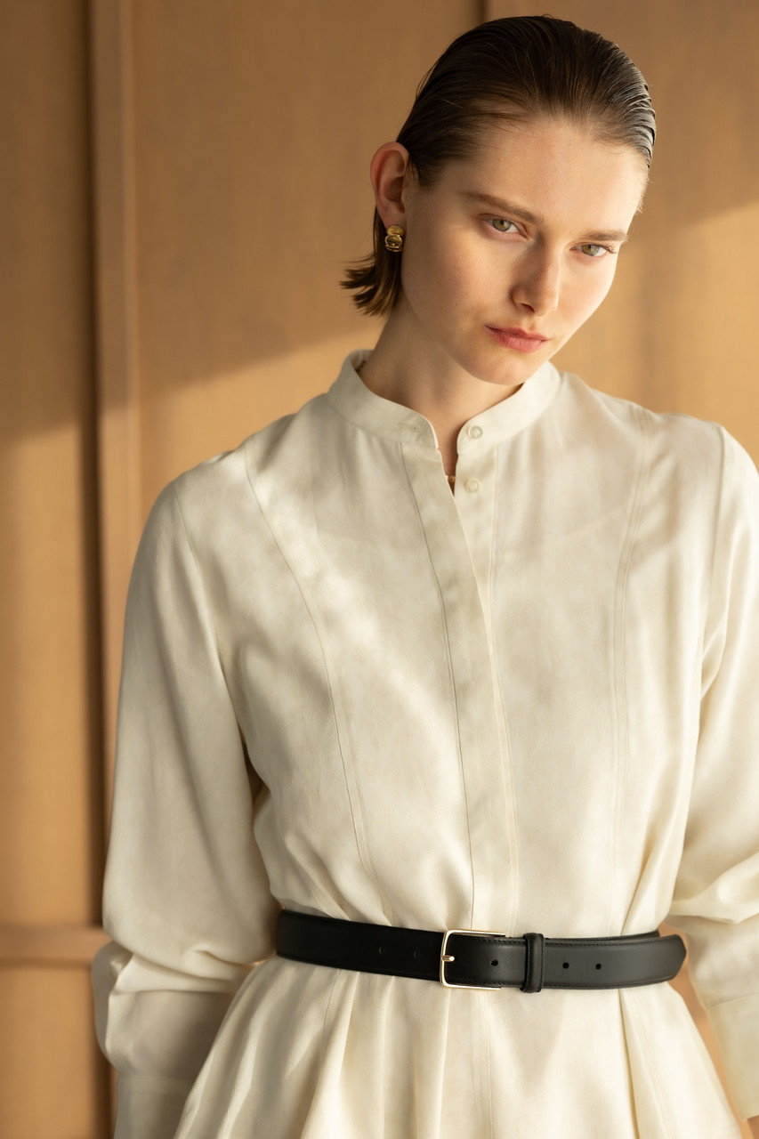 ebure(エブール)｜30mm レザーベルト/ブラック の通販｜ELLESHOP