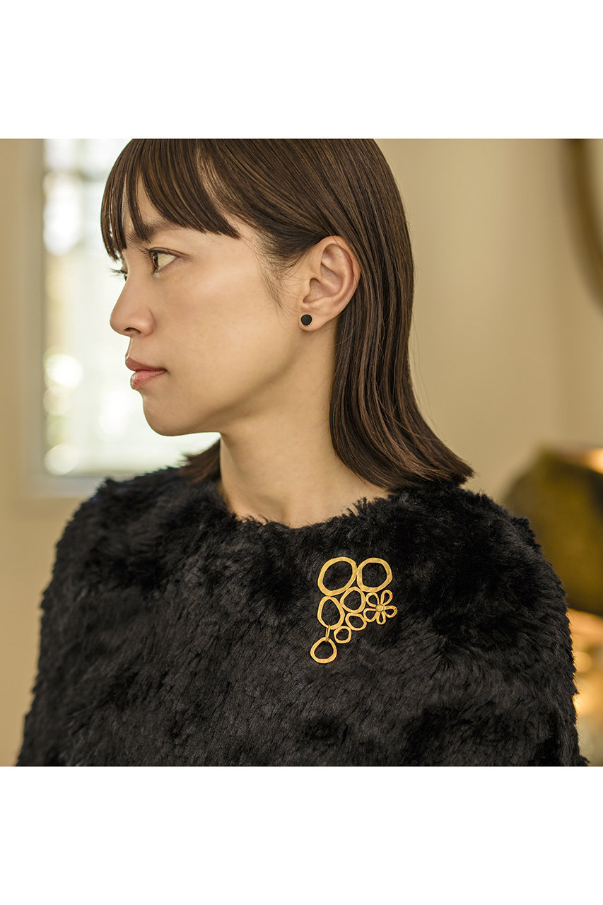 CECILE ET JEANNE(セシル・エ・ジャンヌ)｜ブーケ ブローチ ゴールド