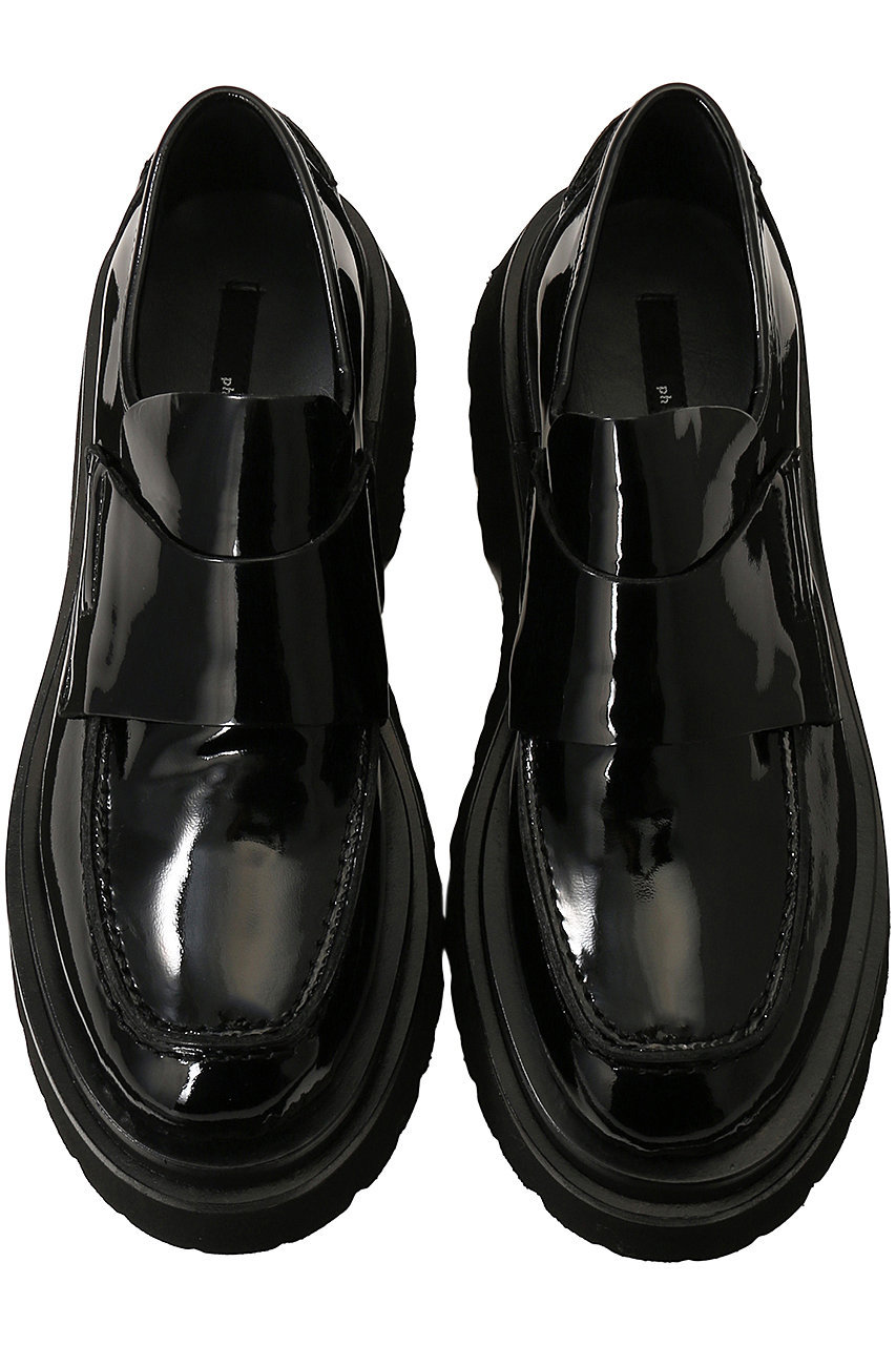 ph7+(ピアッカセッテ)｜厚底ローファー/ブラック の通販｜ELLESHOP