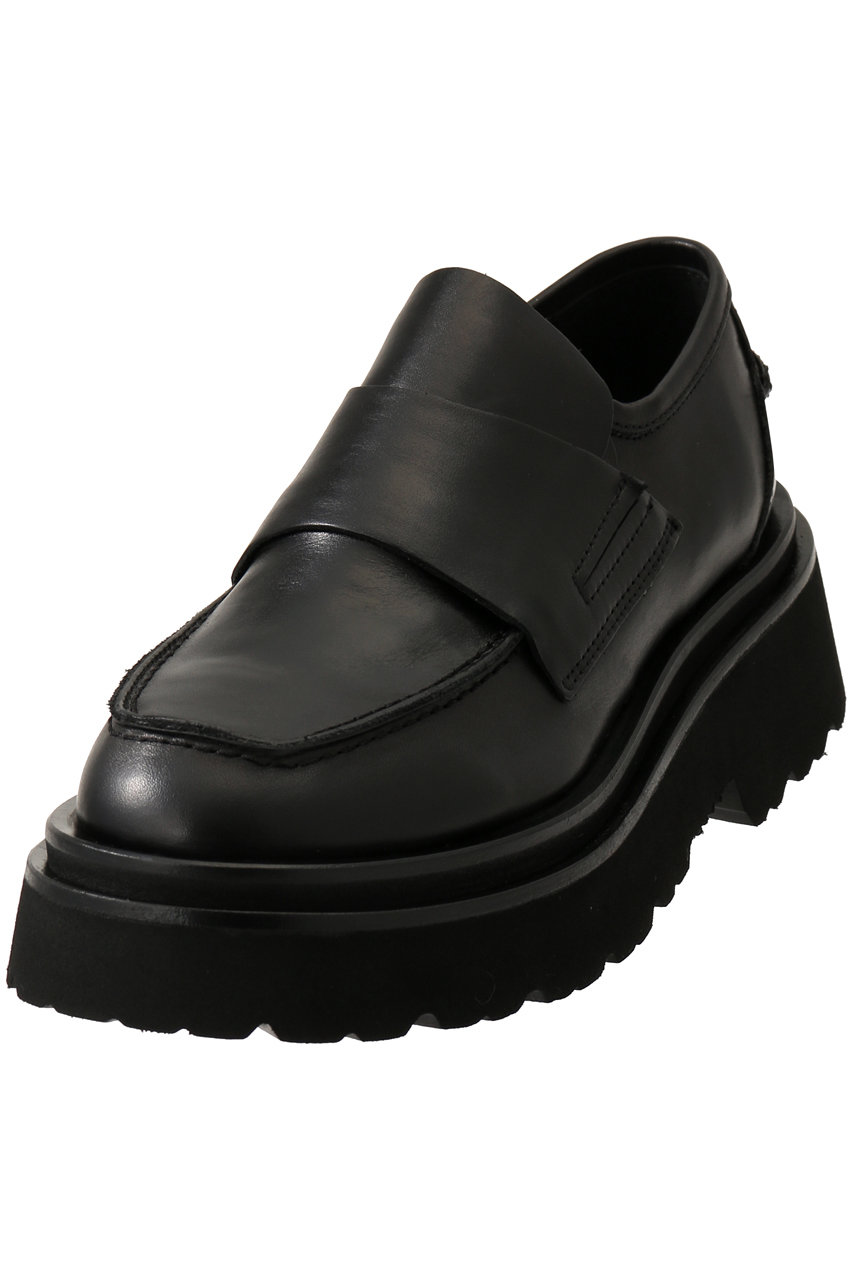 ph7+(ピアッカセッテ)｜厚底ローファー/ブラック の通販｜ELLESHOP