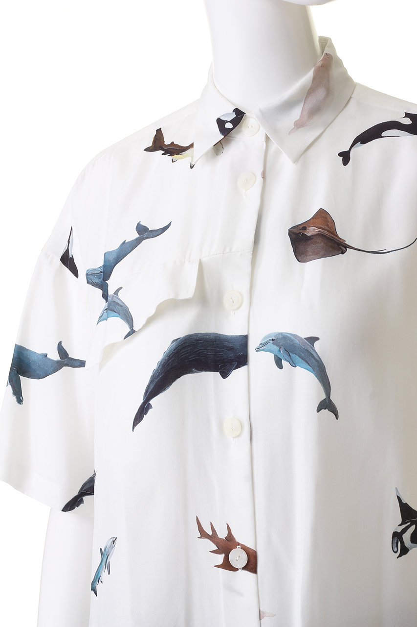 nagonstans(ナゴンスタンス)｜Painting of Sea creatures SH/シャツ