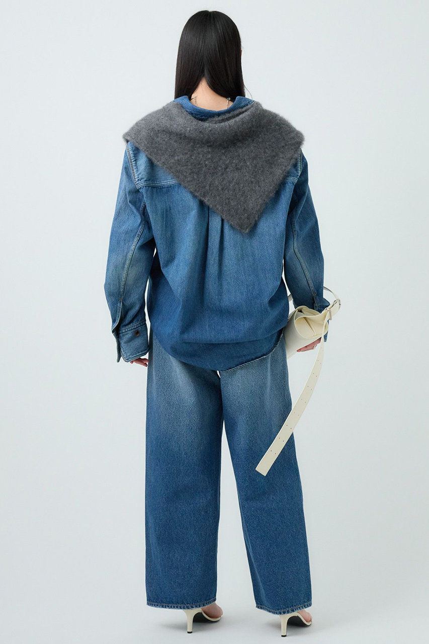 Chaos(カオス)｜【WHY NOT NOW】リバーランチデニムシャツ/ブルー の