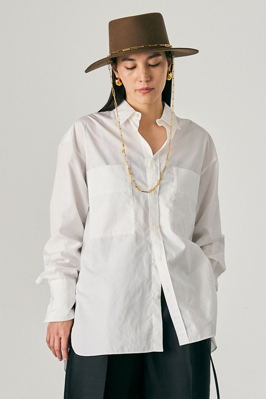 Chaos(カオス)｜ガールフレンドシャツ/ホワイト の通販｜ELLESHOP