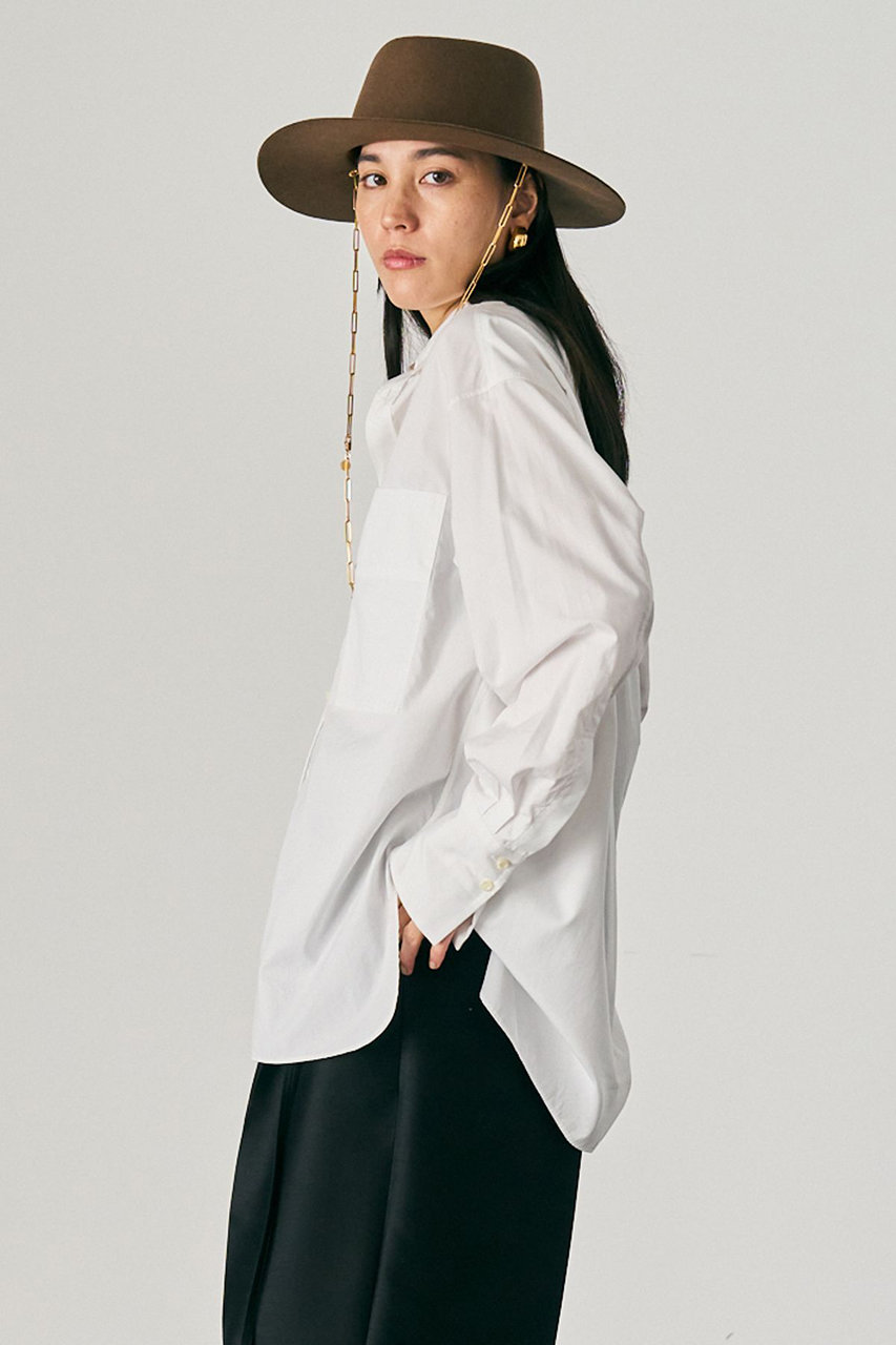 Chaos(カオス)｜ガールフレンドシャツ/ホワイト の通販｜ELLESHOP